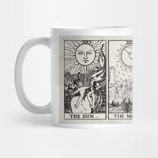 The Sun and Moon Tarot Cards Mug